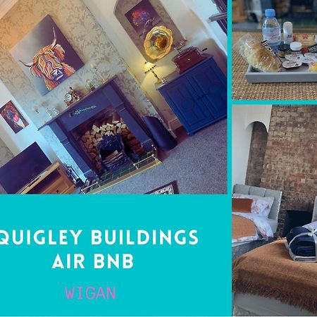 Ferienwohnung Quigley Buildings - Stylish Entire 2 Bed House Sleeps 5 Wigan - Private Garden - Free Parking - Wifi - Secure Garden Exterior foto